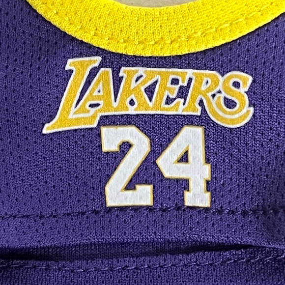 La Lakers 24 Jersey Sneakers 3 Piece Outfit For Labubu Sneaker Shoes Purple - Picture 4 of 8